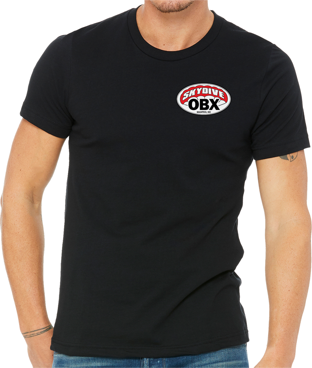 Mens T-shirt Black – Skydive OBX